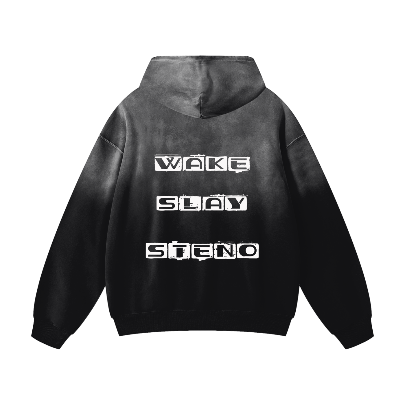 Steno Flame Heavyweight Sunfade Oversized Hoodie