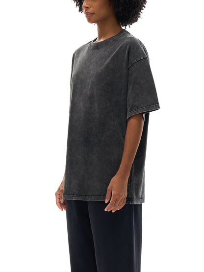 Steno Flame Snow Washed Oversized Cotton T-Shirt